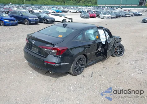 2025 Honda Civic Sport z USA, uszkodzony, nr VIN 2HGFE2F54SH587264